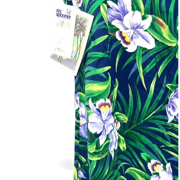 NWT VINTAGE REYN SPOONER | M | Short Mini Dress Hawaiian Aloha Women - Picture 3 of 6